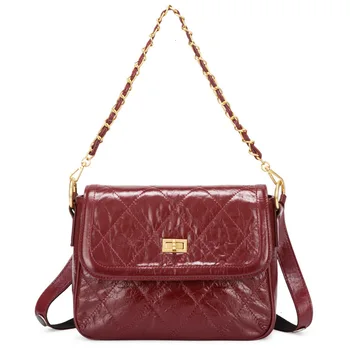 2019 Postman Package Wax Oil Cowhide Ma'am Single Shoulder Package Diagonal Genuine Leather Woman Package
2019 Postman Package Wax Oil Cowhide Ma'am Single Shoulder Package Diagonal Genuine Leather Woman Package