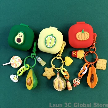 Cute Fruit Silicone Cover for Samsung Galaxy Buds Live 2020 Case Bluetooth Earphone Case Protective Box Bag Pendant Charm Decor
Cute Fruit Silicone Cover for Samsung Galaxy Buds Live 2020 Case Bluetooth Earphone Case Protective Box Bag Pendant Charm Decor