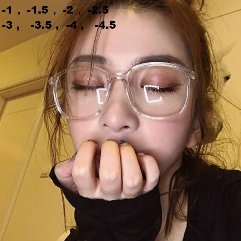 -1-1 5-2-2 5-3-3 5-4-4 5-5 0-5 5-6 0 прозрачные очки для близорукости женщин и мужчин оптические