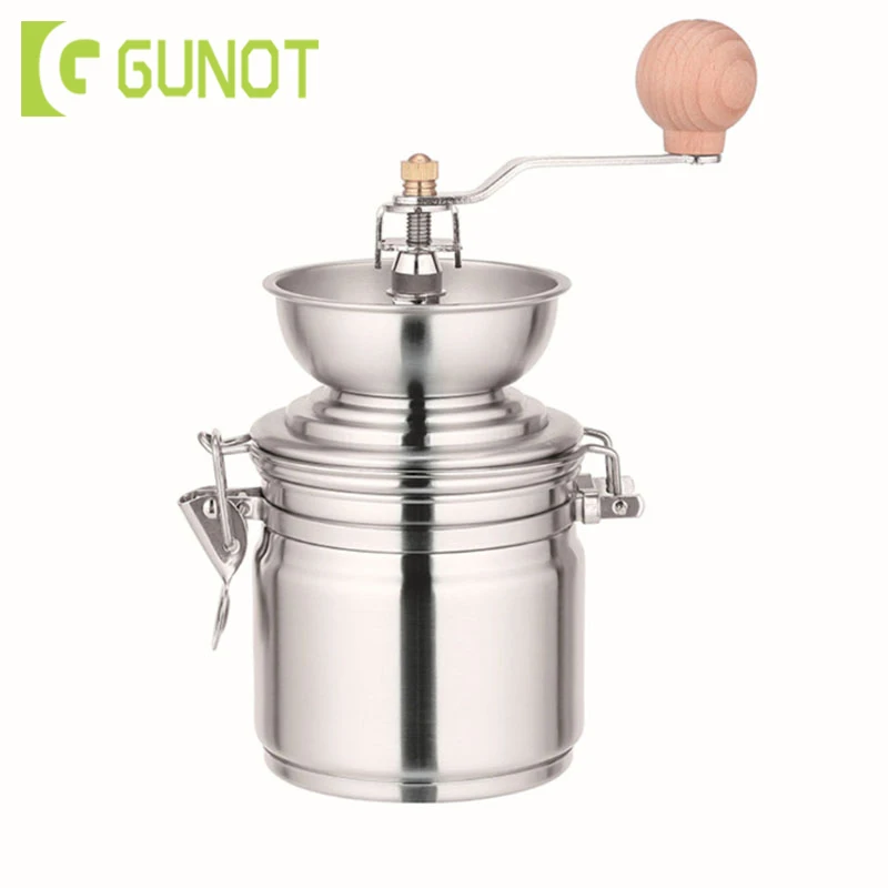 GUNOT Portable Stainless Steel Manual Coffee Grinder Adjustable Manual Coffe Grinder Household Coffee Bean Mill Kitchen Tools
GUNOT Portable Stainless Steel Manual Coffee Grinder Adjustable Manual Coffe Grinder Household Coffee Bean Mill Kitchen Tools