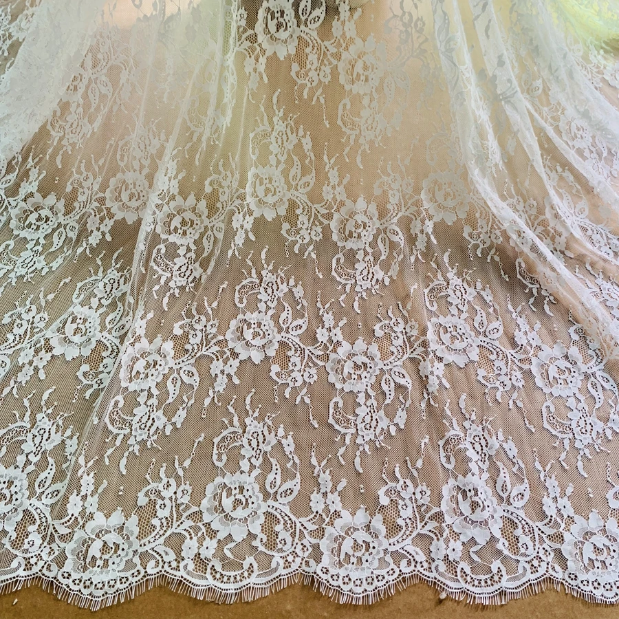 Фото Платье невесты свадебные платья искусственные ресницы французское кружево