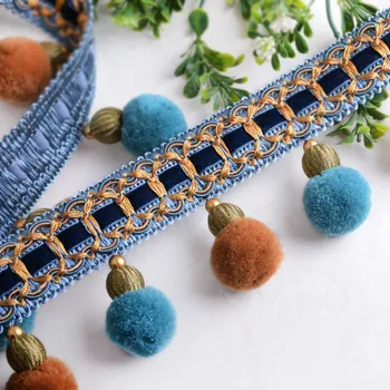 12M Cashmere Pompom Ball Curtain Trims Lace Tassel Curtain Hanging Pom Poms Balls Tie Back Straps Holders Accessories Home Decor
12M Cashmere Pompom Ball Curtain Trims Lace Tassel Curtain Hanging Pom Poms Balls Tie Back Straps Holders Accessories Home Decor