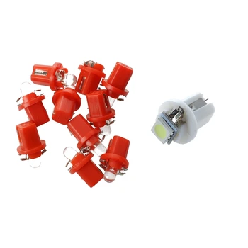 20 Pcs T5/ B8.5D 5050 SMD LED Socket Interior Lighting Tacho Car Light - 10 Pcs White & 10 Pcs Red
20 Pcs T5/ B8.5D 5050 SMD LED Socket Interior Lighting Tacho Car Light - 10 Pcs White & 10 Pcs Red