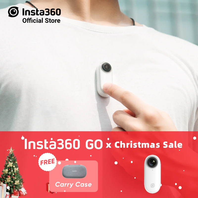 Insta360 GO action camera AI auto editing hands-free smallest stabilized mini camera Vlog making for iPhone and Android
Insta360 GO action camera AI auto editing hands-free smallest stabilized mini camera Vlog making for iPhone and Android