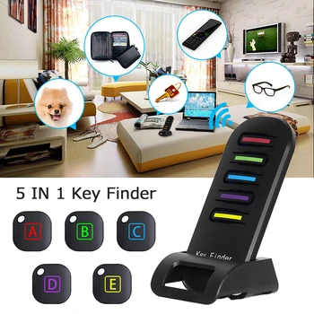 5 In 1 Advanced Wireless Key Finder Remote Key Locator Phone Wallets Anti-Lost with Torch Function 5 Receivers and 1 Dock
5 In 1 Advanced Wireless Key Finder Remote Key Locator Phone Wallets Anti-Lost with Torch Function 5 Receivers and 1 Dock