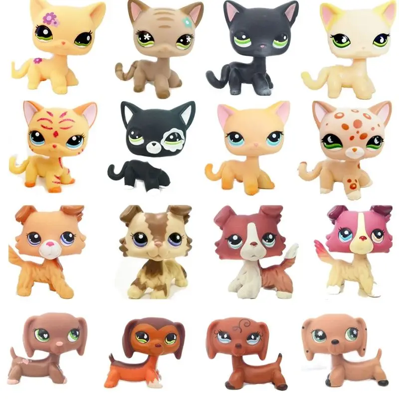 LPS редкая маленькая кошка из магазина домашних животных милые игрушки котенок с