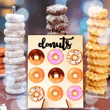 Wooden Donut wall stand donut party decoration doughnut holder bride wedding party decor Birthday Party Supplies Baby Shower
Wooden Donut wall stand donut party decoration doughnut holder bride wedding party decor Birthday Party Supplies Baby Shower