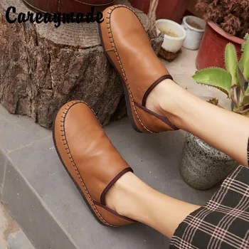 Careaymade-Autumn&winter new Japanese knitting sewing round head flat sole two shoes with plush warm soft skin bean shoes
Careaymade-Autumn&winter new Japanese knitting sewing round head flat sole two shoes with plush warm soft skin bean shoes