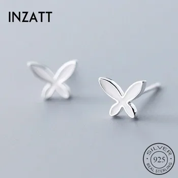 INZATT Real 925 Sterling Silver Minimalist Leaves Stud Earrings For Fashion Women party Fine Jewelry Geometric Accessories 
INZATT Real 925 Sterling Silver Minimalist Leaves Stud Earrings For Fashion Women party Fine Jewelry Geometric Accessories