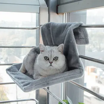 Cat Bed Hammock Hanging Mat Removable Washable Portable Cat House Four Seasons Usable Windowsill Cat Nest Sun Bath Pet Supplies
Cat Bed Hammock Hanging Mat Removable Washable Portable Cat House Four Seasons Usable Windowsill Cat Nest Sun Bath Pet Supplies