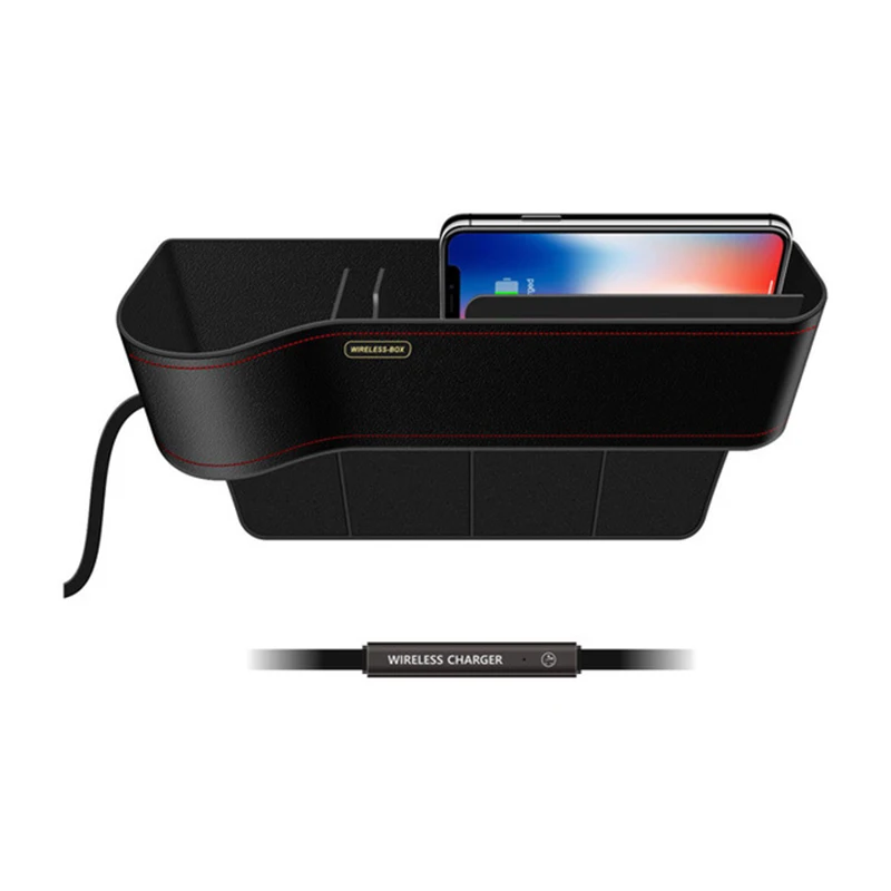 BuzzLee P8X Multifunctional Car Seat Slot Wireless Charge storage box Phone Holder for iPhone 11 ProMax for Samsung S20 Ultra 
BuzzLee P8X Multifunctional Car Seat Slot Wireless Charge storage box Phone Holder for iPhone 11 ProMax for Samsung S20 Ultra