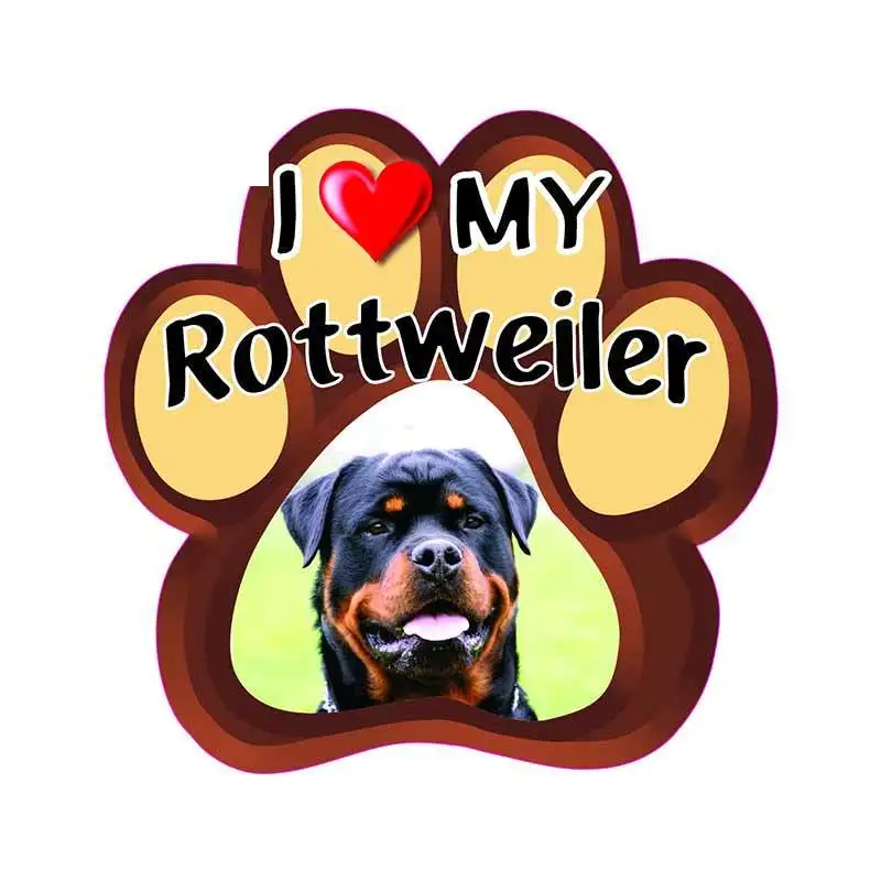 I Love My Rottweiler Dog Paw Car Stickers Decal Motorcycle Trunk Bumper Windshield Vinyl JDM Bike Offroad RV Deco Meterial
I Love My Rottweiler Dog Paw Car Stickers Decal Motorcycle Trunk Bumper Windshield Vinyl JDM Bike Offroad RV Deco Meterial