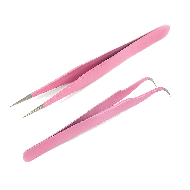 Colorful Anti-static Eyelash Extension Tweezers Stainless Steel Pink Eyelash Tweezer For Extension
Colorful Anti-static Eyelash Extension Tweezers Stainless Steel Pink Eyelash Tweezer For Extension