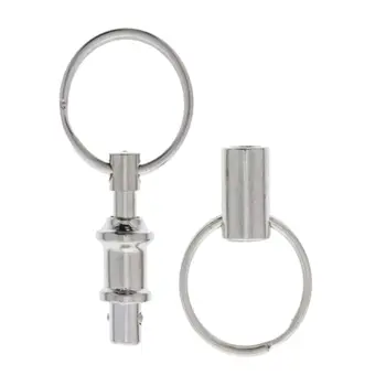 10PC Removable porte clef Keyring Quick Release Keychain Dual Detachable Pull Apart Key Ring Keychain
10PC Removable porte clef Keyring Quick Release Keychain Dual Detachable Pull Apart Key Ring Keychain