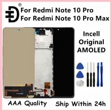 Écran tactile LCD AMOLED Original pour Xiaomi Redmi Note 10 Pro Max, Incell=