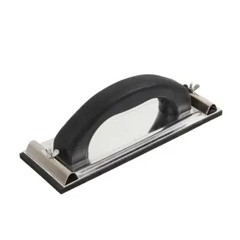 Handheld Sander Block Sandpaper Frame Holder Trowel Metal Clips Abrasive Tool with Plastic Handle for Sanding Grinding
Handheld Sander Block Sandpaper Frame Holder Trowel Metal Clips Abrasive Tool with Plastic Handle for Sanding Grinding