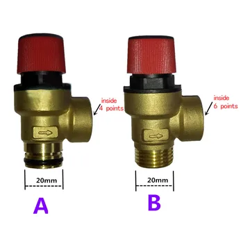 1 pcs pressure relief valve for Protect the safe use of wall-hung boilers safety valve boiler safety pressure relief valves
1 pcs pressure relief valve for Protect the safe use of wall-hung boilers safety valve boiler safety pressure relief valves