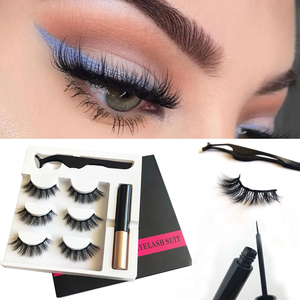 3 Pairs 5 Magnet Eyelash Magnetic Liquid Eyeliner& Magnetic 3D False Eyelashes & Tweezer Set Waterproof Eyelash Extension
3 Pairs 5 Magnet Eyelash Magnetic Liquid Eyeliner& Magnetic 3D False Eyelashes & Tweezer Set Waterproof Eyelash Extension
