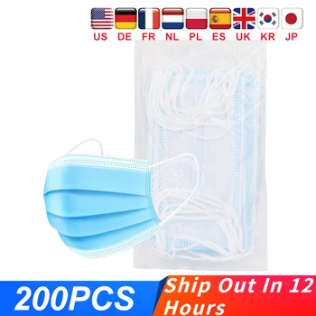 2-200PCS Medical Mask Protective Masks Blue Earloops Mask Safety Mask Layers Non-woven Filter Mask Safety Mouth Mask In Stock
2-200PCS Medical Mask Protective Masks Blue Earloops Mask Safety Mask Layers Non-woven Filter Mask Safety Mouth Mask In Stock