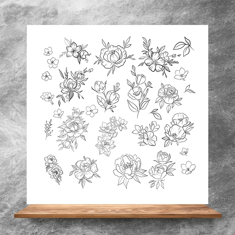 ZhuoAng Pretty flowers Clear Stamps/Silicone Transparent Seals for DIY Scrapbooking Photo Album Clear Stamps 10x15cm
ZhuoAng Pretty flowers Clear Stamps/Silicone Transparent Seals for DIY Scrapbooking Photo Album Clear Stamps 10x15cm