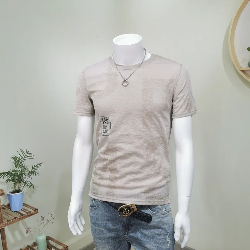 Summer mercerized cotton and linen high-quality craft men's wear daily casual breathable thin style trend European and American
Summer mercerized cotton and linen high-quality craft men's wear daily casual breathable thin style trend European and American