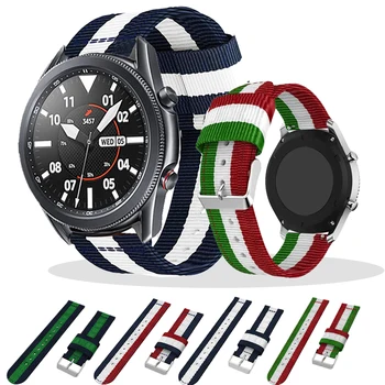 Nylon Sport Watch Strap For Samsung Galaxy Watch 3 45mm Smart watchband 22mm Accessories Replace For Galaxy Watch3 fashion band 
Nylon Sport Watch Strap For Samsung Galaxy Watch 3 45mm Smart watchband 22mm Accessories Replace For Galaxy Watch3 fashion band
