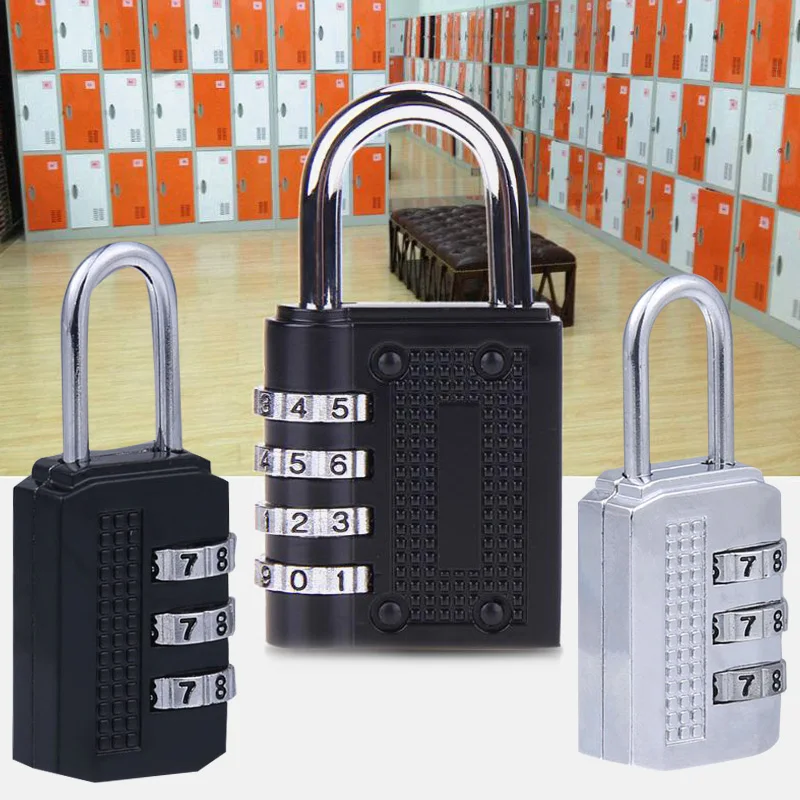 Heavy Duty 4 Dial Digit Combination Lock Weatherproof Protection Security Padlock Outdoor Gym Safely Code Lock Black 80*43*14mm
Heavy Duty 4 Dial Digit Combination Lock Weatherproof Protection Security Padlock Outdoor Gym Safely Code Lock Black 80*43*14mm