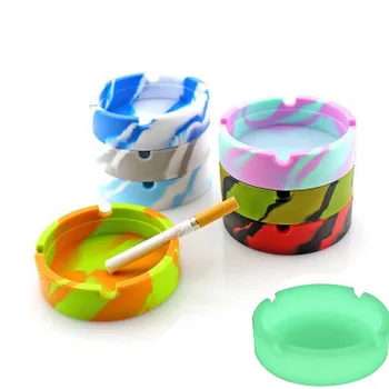 Multicolor Silicone Ashtrays Soft Round Ashtray Creative Luminous Portable Ash Tray Home Eco-Friendly Smoking Accessories 
Multicolor Silicone Ashtrays Soft Round Ashtray Creative Luminous Portable Ash Tray Home Eco-Friendly Smoking Accessories