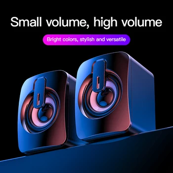 New Mini Computer Speaker USB Wired Speakers 3D Stereo Sound Surround Loudspeaker For PC Laptop Notebook
New Mini Computer Speaker USB Wired Speakers 3D Stereo Sound Surround Loudspeaker For PC Laptop Notebook
