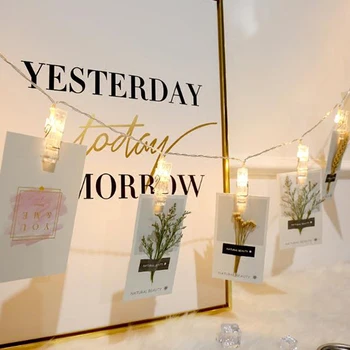 LED Card Picture Photo Clips Pegs String Light For Christmas New Year Party Wedding Home Decoration Fairy lights Battery 
LED Card Picture Photo Clips Pegs String Light For Christmas New Year Party Wedding Home Decoration Fairy lights Battery