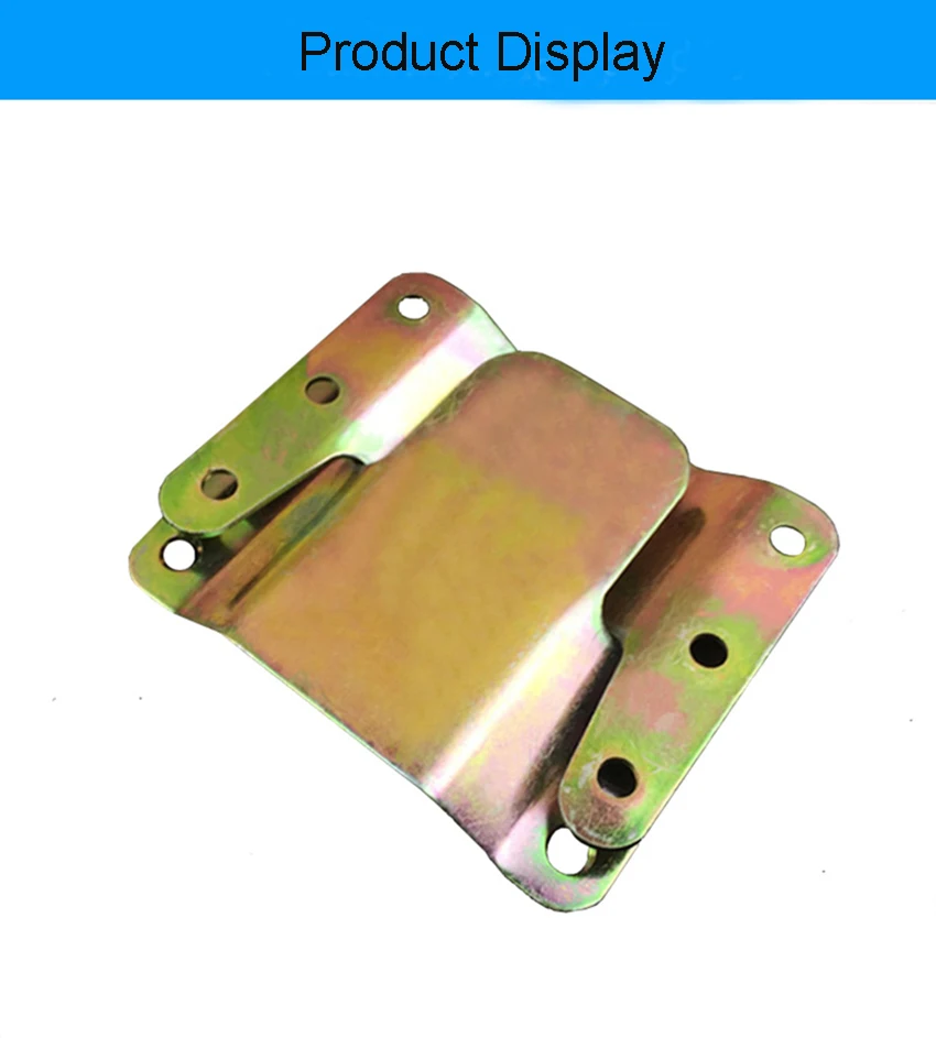Generic Furniture Wood Board Bed Hanging Piece Connecting Fixture Metal Sofa Bed Bracket Hinge