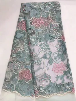 Exquisite dress fabric flannel embroidery mesh French African lace embroidery Nigeria lace fabric evening dress skirt 5 yards ba
Exquisite dress fabric flannel embroidery mesh French African lace embroidery Nigeria lace fabric evening dress skirt 5 yards ba