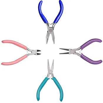New 4.5 Inch Jewelry Pliers Mini Pliers for Jewelry Making 4 Pcs, Includes Needle Nose Pliers, Round Nose Pliers, Wire Cutters a
New 4.5 Inch Jewelry Pliers Mini Pliers for Jewelry Making 4 Pcs, Includes Needle Nose Pliers, Round Nose Pliers, Wire Cutters a