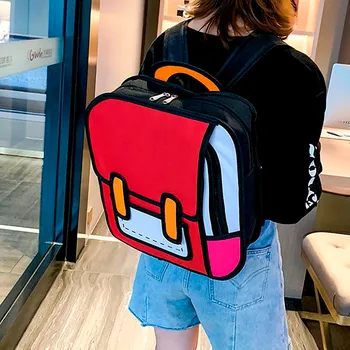 2020 Newest School Bags Large-capacity Campus Personality Student Backpack Comics Stereo Backpack Women Canvas Backpacks Bags
2020 Newest School Bags Large-capacity Campus Personality Student Backpack Comics Stereo Backpack Women Canvas Backpacks Bags