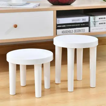 1PC Creative Plastic Small Low Stool Bathroom Anti-slip Round Stool (White) 
1PC Creative Plastic Small Low Stool Bathroom Anti-slip Round Stool (White)