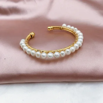 Bangles For Women Fine Jewelry Natural Pearl Bracelets Round Freshwater Pearl Jewelry Classic Birthday Gift
Bangles For Women Fine Jewelry Natural Pearl Bracelets Round Freshwater Pearl Jewelry Classic Birthday Gift