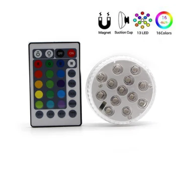 13 LED Remote Controlled Underwater Light IP68 Waterproof RGB Multicolor Submersible Vase Decoration Light Swimming Pool Lamp
13 LED Remote Controlled Underwater Light IP68 Waterproof RGB Multicolor Submersible Vase Decoration Light Swimming Pool Lamp