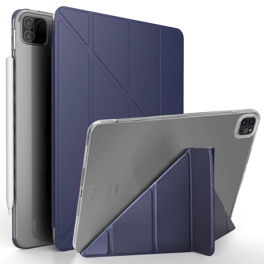 For iPad Pro 11 Case 2020 Silicone Soft TPU Back PU Leather Smart Cover for ipad pro 12.9 Inch 2020 Cases
For iPad Pro 11 Case 2020 Silicone Soft TPU Back PU Leather Smart Cover for ipad pro 12.9 Inch 2020 Cases