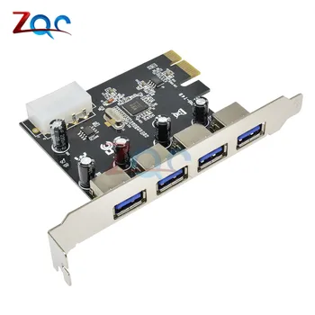 4 Port PCI-E to USB 3.0 HUB PCI Express Expansion Card Adapter 5 Gbps Speed For Desktop Computer Components 
4 Port PCI-E to USB 3.0 HUB PCI Express Expansion Card Adapter 5 Gbps Speed For Desktop Computer Components