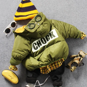 90-130cm height new 2019 winter warm cotton-padded boys fashion jacket with hood boys new style warm jacket 
90-130cm height new 2019 winter warm cotton-padded boys fashion jacket with hood boys new style warm jacket