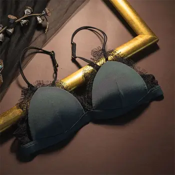 HONVIE Eyelashes Lace Velvet Bra Underwear Women Green 3/4 Cup Luxury Sexy Lace Bralette Soft Sexy Lace Brassiere Langerie
HONVIE Eyelashes Lace Velvet Bra Underwear Women Green 3/4 Cup Luxury Sexy Lace Bralette Soft Sexy Lace Brassiere Langerie