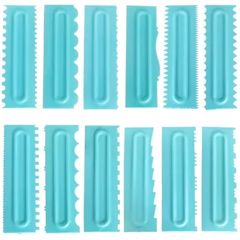 3 Pieces Cream Scraper Comb Plastic Scraper Fondant Cake Decorative Pattern Modeling Tool Kit DIY Baking Tool
3 Pieces Cream Scraper Comb Plastic Scraper Fondant Cake Decorative Pattern Modeling Tool Kit DIY Baking Tool