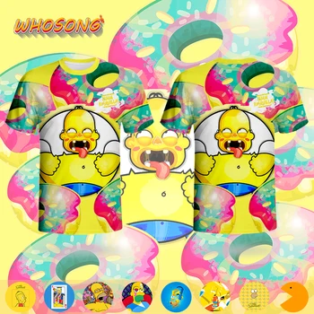 Classical cartoon Simpsons 3D Tshirt Fashion personality colorful art style WHOSONG off white t shirt men popular clothes
Classical cartoon Simpsons 3D Tshirt Fashion personality colorful art style WHOSONG off white t shirt men popular clothes