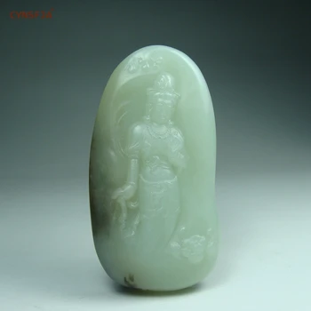 CYNSFJA New Real Rare Certified Chinese Hetian Jade Amulets Lucky Kwan-yin Jade Pendant Hand Carved High Quality Best Gifts
CYNSFJA New Real Rare Certified Chinese Hetian Jade Amulets Lucky Kwan-yin Jade Pendant Hand Carved High Quality Best Gifts