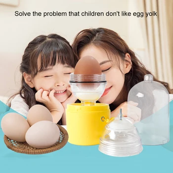 HOT Egg Scrambler Shaker Whisk Hand Powered Manual Golden Egg Maker Mixer Kitchen Gadgets TI99