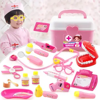 Children Simulation Sound Light Stethoscope Medicine Box Set Doctor Nurse Play House Toy Gift
Children Simulation Sound Light Stethoscope Medicine Box Set Doctor Nurse Play House Toy Gift
