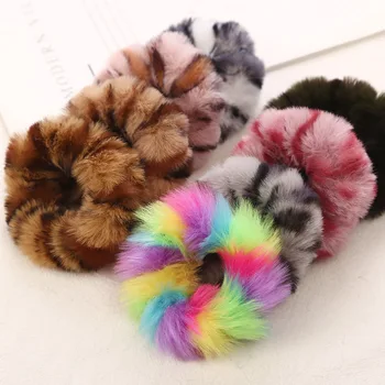 2019 New Winter Soft Rabbit Fur Scrunchie Women Girls Warm Elastic Hair Bands Plush Hair Rope Rubber Bands Hair Accessories
2019 New Winter Soft Rabbit Fur Scrunchie Women Girls Warm Elastic Hair Bands Plush Hair Rope Rubber Bands Hair Accessories