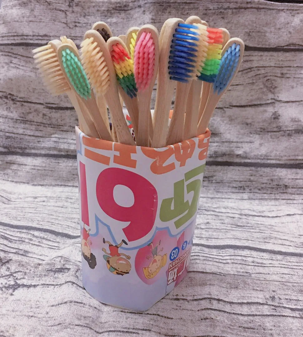 Eco Friendly Bamboo toothbrush Organic Bamboo Wooden Handle, Vegan Products ,BPA Free,Bamboo Brush ,plastic Free Toothbrushes
Eco Friendly Bamboo toothbrush Organic Bamboo Wooden Handle, Vegan Products ,BPA Free,Bamboo Brush ,plastic Free Toothbrushes