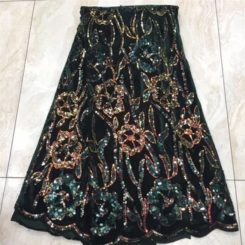 African sequins Lace Fabric 2020 Mint High Quality Lace French Net Embroidery Tulle Velvet Fabrics For Nigerian Party Dress
African sequins Lace Fabric 2020 Mint High Quality Lace French Net Embroidery Tulle Velvet Fabrics For Nigerian Party Dress