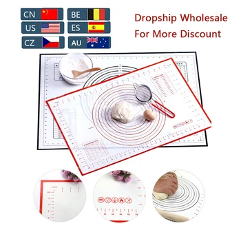 Multi-size Non Stick Silicone Baking Mat With Scale Rolling Dough Pad Kneading Mat Kitchen Cooking Pastry Sheet Oven Liner
Multi-size Non Stick Silicone Baking Mat With Scale Rolling Dough Pad Kneading Mat Kitchen Cooking Pastry Sheet Oven Liner